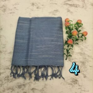 ผ้าพันคอผ้าฝ้ายทอมือ งานย้อมสีธรรมชาติ ขนาด 19*70 นิ้ว (แต่ละผืนไม่เท่ากัน) - Image 22