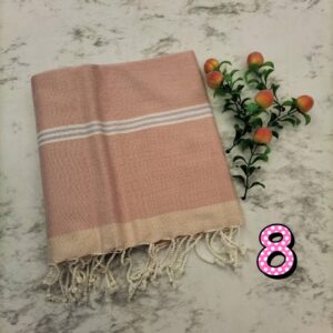 ผ้าพันคอผ้าฝ้ายทอมือ งานย้อมสีธรรมชาติ ขนาด 19*70 นิ้ว (แต่ละผืนไม่เท่ากัน) - Image 26