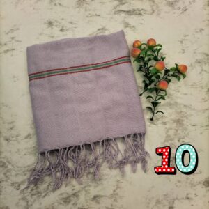 ผ้าพันคอผ้าฝ้ายทอมือ งานย้อมสีธรรมชาติ ขนาด 19*70 นิ้ว (แต่ละผืนไม่เท่ากัน) - Image 18