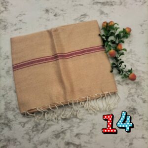 ผ้าพันคอผ้าฝ้ายทอมือ งานย้อมสีธรรมชาติ ขนาด 19*70 นิ้ว (แต่ละผืนไม่เท่ากัน) - Image 11