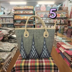 👜♨️♎กระเป๋าถือผู้หญิง รูปทรงตั้ง สายถือหนัง เจาะห่วงตาไก่ มีซิป - Image 22