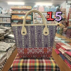 👜♨️♎กระเป๋าถือผู้หญิง รูปทรงตั้ง สายถือหนัง เจาะห่วงตาไก่ มีซิป - Image 12